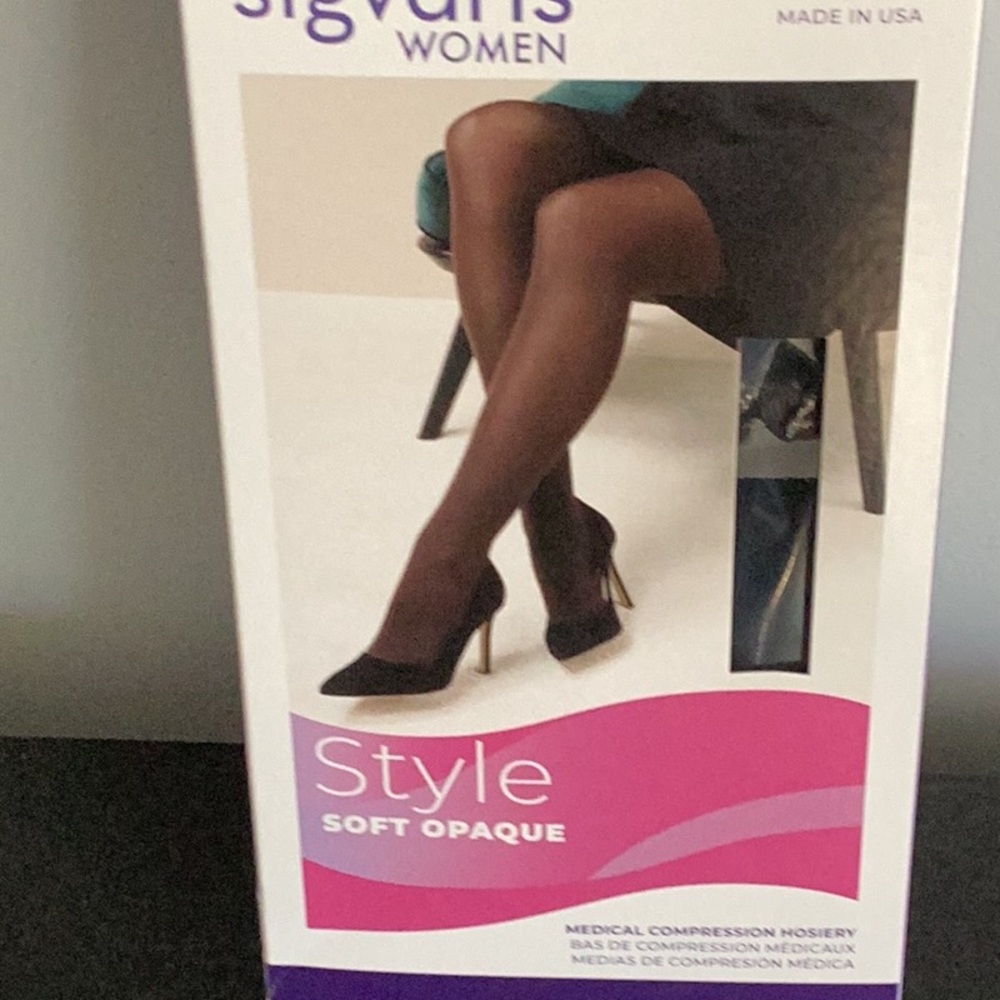 Women's Soft Opaque Black Hosiery